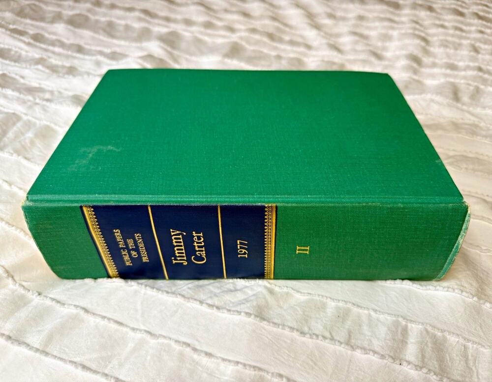 Jimmy Carter 1977 Public Papers Book II Library of Congress Surplus Duplicate